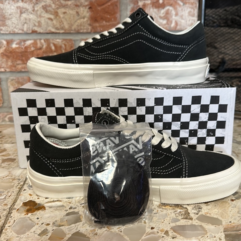 Vans Skate Old Skool Raven Marshmallow pop Cush - Picture 2 of 10
